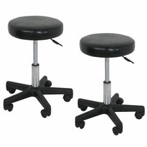 2Pcs Salon Stools Hydraulic Adjustable Rolling Chair Tattoo Facial Denta... - £75.93 GBP