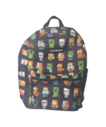 Minecraft Mojang Backpack 2019 Black w/ Characters - $279.91 MXN