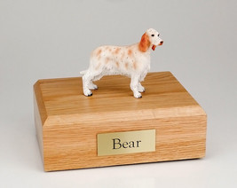 English Setter Pet Funeral Cremation Urn Avail. in 3 Different Colors &amp; ... - £133.54 GBP+