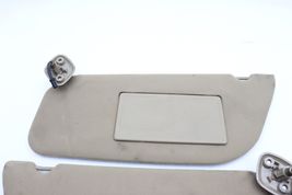 02-04 FORD F-350 SD SUN VISORS TAN PAIR E0631 image 2