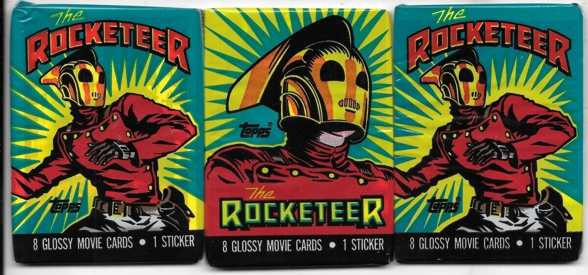 Primary image for The Rocketeer Movie Trading Cards 3 SEALED UNOPENED 1991 Topps