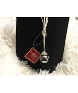 seasons of cannon falls Blingle Bell necklace jingle crystals silver 24”... - $242.38 MXN