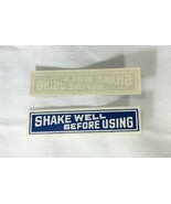 Old Antique Vintage Label SHAKE WELL BEFORE USING Medicine Bottle Drug S... - £1.16 GBP