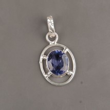 Iolite Gemstone 925 Silver Pendant Handmade Jewelry Pendant Gift For Women - £5.59 GBP