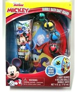 Disney Junior Mickey Bath Time Bubble Bath Dart Ball Set Bath Fun Box Se... - £10.33 GBP