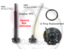 2 SCEPTER MFC Gas Spout Buna Nitrile Replacement O-Ring Gaskets for 19mm... - $9.45