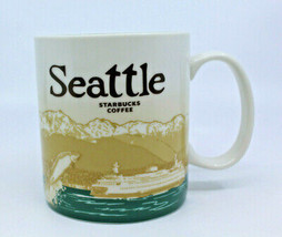 Starbucks Global Icon Seattle Washington USA Collector Coffee Mug Cup 16oz - £42.83 GBP
