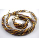 Bead Crochet Rope patterns «Diagonal strips» Necklace and Bracelet. PDF ... - $6.79 CAD