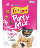 Friskies Party Mix Crunch Treats California Crunch 6 oz Friskies Party M... - £14.08 GBP