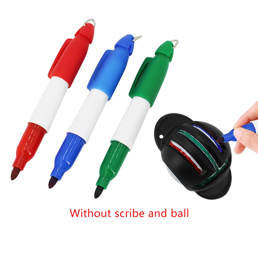 Sporting 1Pcs Golf Ball Liner Markers Pen Mini Waterproof Marker Pen With Hang H - £23.90 GBP