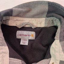 Carhartt 103239 103 Women's Tan/Gray Rugged Flex Hamilton Fleece Lined Shirt Sm image 3