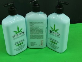 3 Pack Hempz Triple Moisture Herbal Whipped Body Creme Moisturizer Lotion - £31.31 GBP