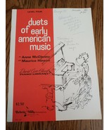 Duets Of Early American Music Level For Songbook - $25.56 CAD