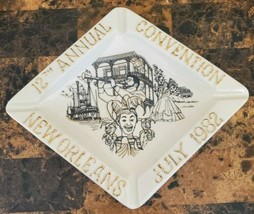VINTAGE JIM BEAM 12TH ANNUAL CONVENTION NEW ORLEANS JULY 1982 ASH TRAY L... - $11.83