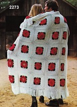 Vtg 1974 Crochet Knit Embroidery Americana Afghans Sturbridge Village Patterns - £11.15 GBP