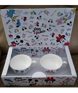 DISNEY TEA CUP SET MICKEY and MINNIE Brand New 5&quot; Cups JAPAN IMPORT NIB - $82.04 CAD