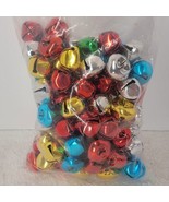 100 Pcs Christmas Bells Craft Jingle Small Bell Gold Silver Red Green US... - £10.17 GBP