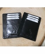 MARKHOR GENUINE LEATHER SLIM POCKET WALLET CREDIT CARD HOLDER RFID BLOCK... - $16.27 CAD