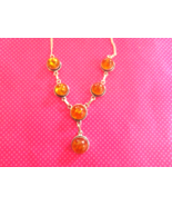 Baltic Amber lariat necklace - €21,64 EUR