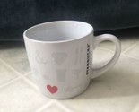 Starbucks Coffee Mug Things I Love Red Heart 7.8 fl oz Espresso Size Small - £9.58 GBP