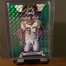 John Randle #158 2023 Panini Green Mosaic Prizm Minnesota Vikings - £1.57 GBP