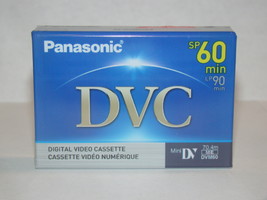 Panasonic DVC (Mini DV) Digital Video Cassette SP 60 Min LP 90 Min (New) - £9.41 GBP