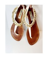 STEVE MADDEN MADDEN GIRL CLASSIC White STRAPPY SANDALS WOMENS 7.5 - $34.67 CAD