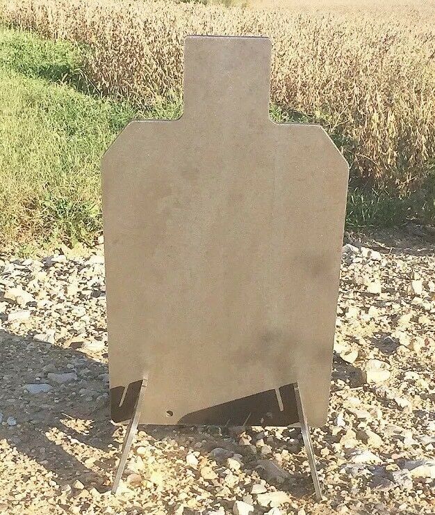 Portable AR500 Steel Shooting Target - IPSC IDPA Gong Base Stand, 1/4" X 7" X 12" For Practice