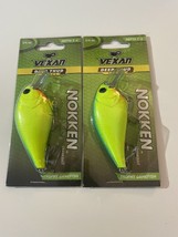 Lot Of 2 Vexan Deep Thud Series Nokken Crankbait;  - Fat Bass (3/4oz) Char Blue - £10.27 GBP