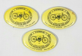 3 Vtg National Motorcycle Museum and Hall of Fame Sturgis South Dakota Buttons   - £15.57 GBP