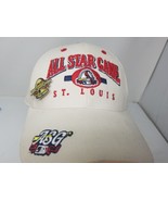 St. Louis Cardinals Hat Cap 2009 All Star Game Cream Red Embroidered Pins - $18.95