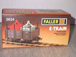 Vintage FALLER e-Train Stake Wagon No. 3634  NOS - £15.79 GBP