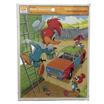 VTG Woody Woodpecker Frame Tray Puzzle 12 Piece 1977 Whitman Walter Lantz 4515C - $12.19