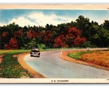 Generic Scenic Greetings Misprint Country Road Greenville NH LInen Postc... - $5.89
