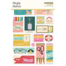 Simple Stories Sticker Book 12/Sheets-Noteworthy - £21.18 GBP