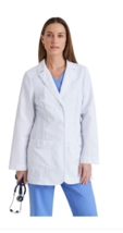 BARCO Lab Coat Doctor Hospital White 32&quot; Missy  2 Pocket with Tab 4XL - $24.75