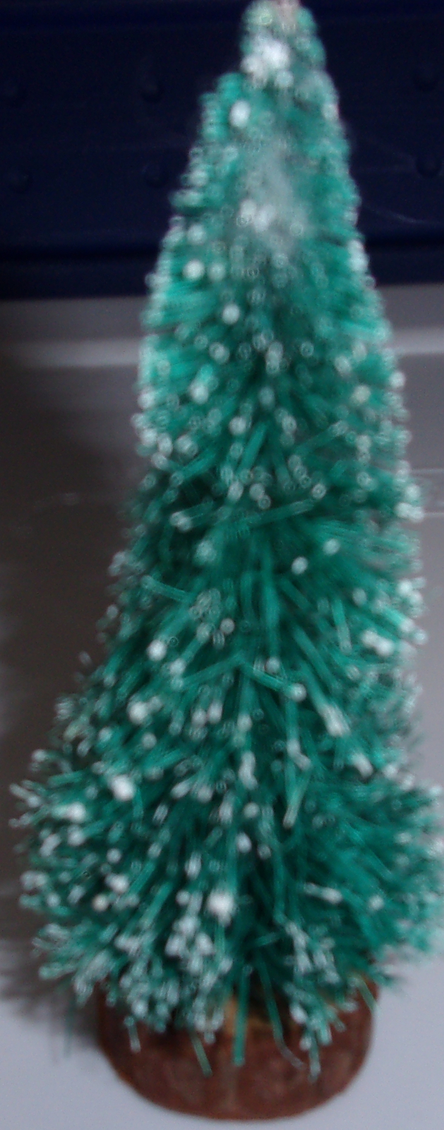 Miniature Holyart 4” Bottle Brush Pine Tree - $1.99