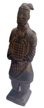 Vintage Chinese Repro. Terracotta Warrior Soldier Standing Figurine 10&quot; - $19.75