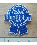 NEW/UNUSED PABST BLUE RIBBON BEER&quot; EMBROIDERED IRON ON PATCH  2-3/4 X 3 - £5.23 GBP