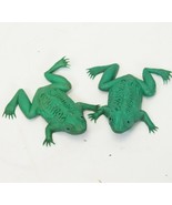 Smirnoff Vodka Collectible Green Rubber Bullfrog  2-1/2&quot;x 2-1/2&quot;  Lot of 2 - $16.65