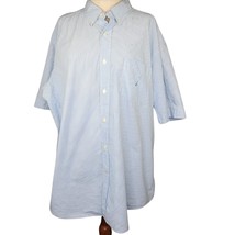Nautica Short Sleeve Button Down Cotton Shirt Size XL  - £19.47 GBP