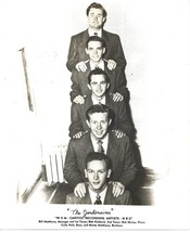 B &amp; W, 8 by 10 inch Promo Photo-The Jordonaires-Vocal Quartet-Played w/E... - $6.00