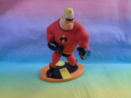 Disney / Pixar The Incredibles Mr Incredible Red Suit PVC Figure or Cake... - $4.49