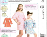 McCalls M7590 Girls 3 to 6 Top Shorts and Romper Uncut Sewing Pattern New - $12.11