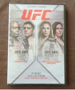 UFC 183 (Silva vs Diaz) UFC 184 (Rousey vs Zingano) 3-DVD Set NEW/Sealed... - £22.70 GBP