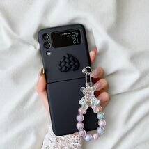 Cute Bear Beaded Bracelet Case for Motorola Razr 40 50 Ultra 2023 2024 -... - $58.58