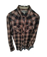 Roebuck &amp; Co. Men Clothing Medium size flannel long sleeve button up shirt  - $180.56 MXN