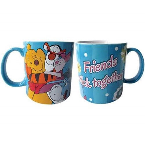 Primary image for Walt Disney Winnie the Pooh Friends Stick Together 14 oz Ceramic Mug, NEW UNUSED