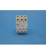 Shawmut USCC3 Ultrasafe DIN Rail Fuse Holder Class CC 3 Pole 30 Amp Used - $12.24 CAD