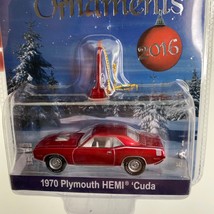 1970 Plymouth HEMI Cuda Diecast Greenlight | 1:64 Holiday Ornaments Series 1  - £14.61 GBP